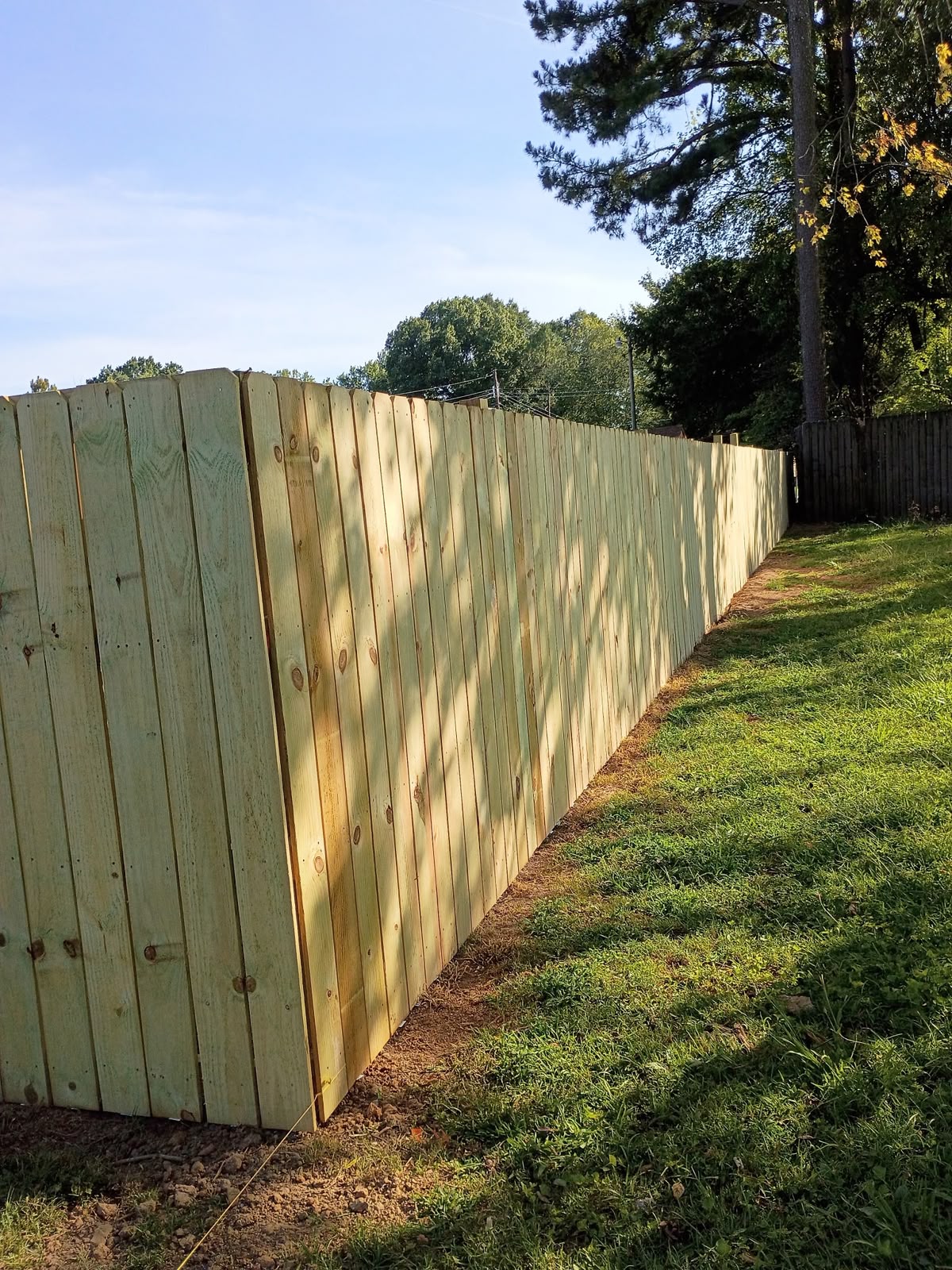 Home exterior improvement project in progress